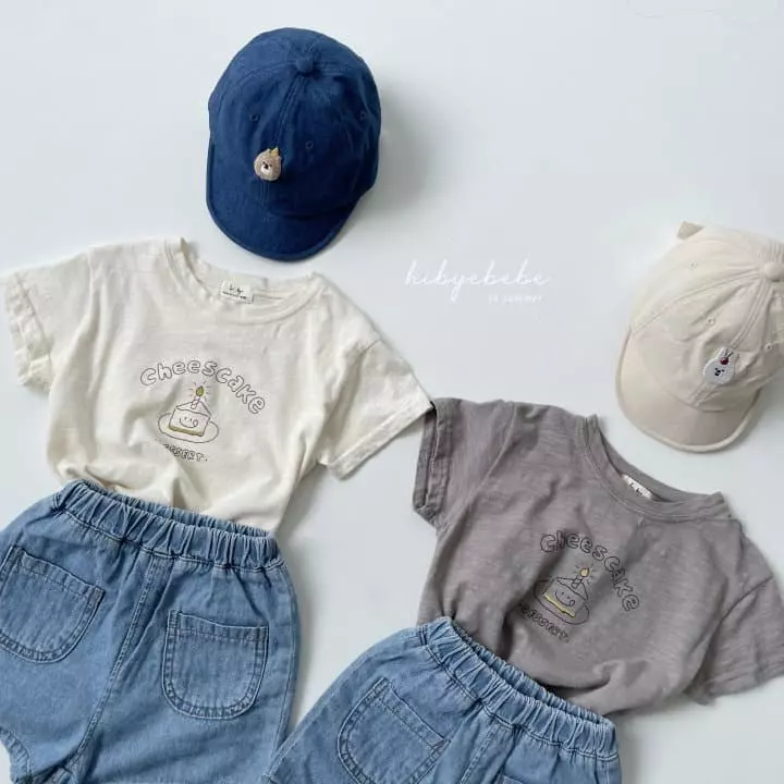 Hi Byebebe - Korean Baby Fashion - #babyoutfit - Cheese Sluv Tee - 8