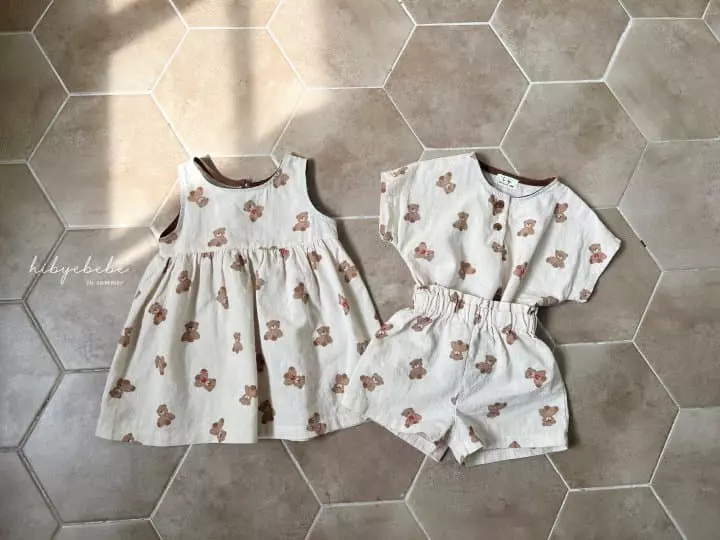 Hi Byebebe - Korean Baby Fashion - #babywear - Dori Dori One-piece - 3
