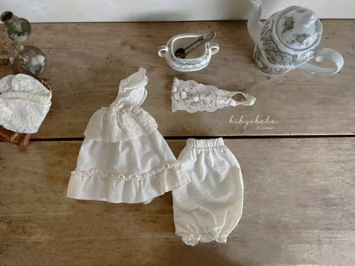 Hi Byebebe - Korean Baby Fashion - #onlinebabyshop - Lala Frill Top Bottom Set - 9