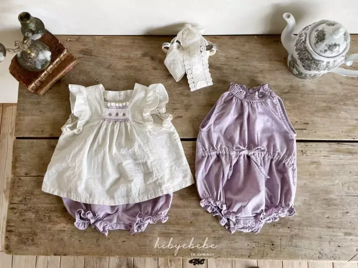 Hi Byebebe - Korean Baby Fashion - #smilingbaby - Flower Frill Bodysuit - 2