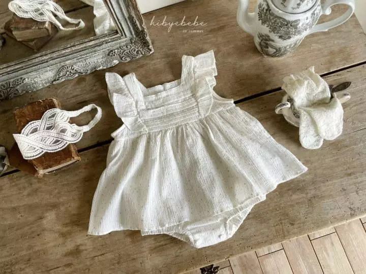 Hi Byebebe - Korean Baby Fashion - #smilingbaby - Shine Star Lace Bodysuit - 11