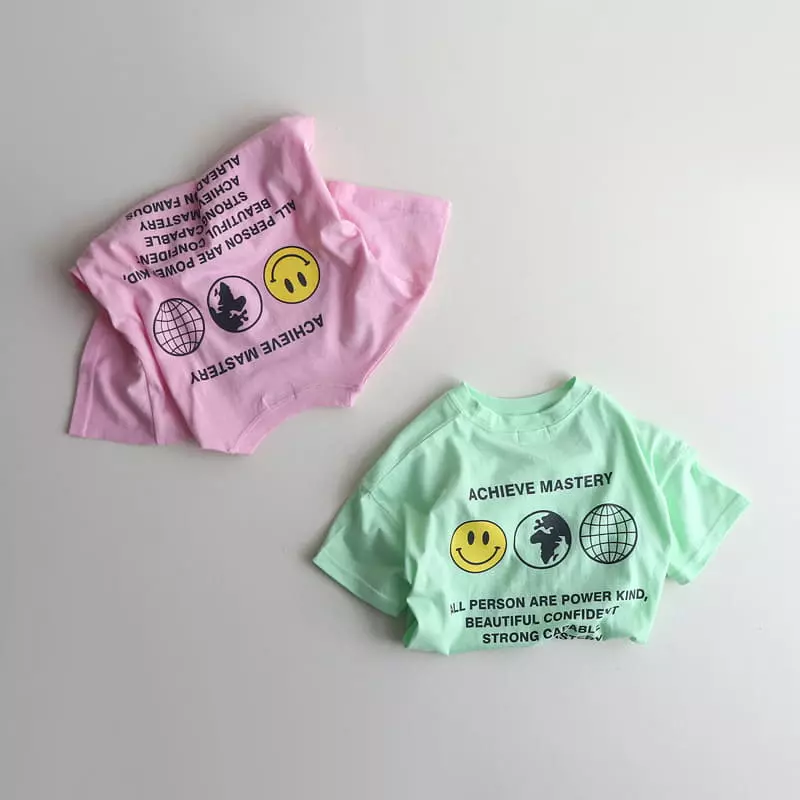 Hikiki - Korean Children Fashion - #childrensboutique - Earth Smile Tee - 12