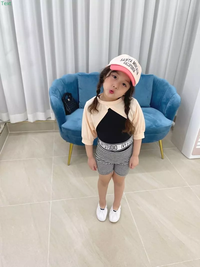 Honeybee - Korean Children Fashion - #childofig - Crop Shoulder Tee - 8