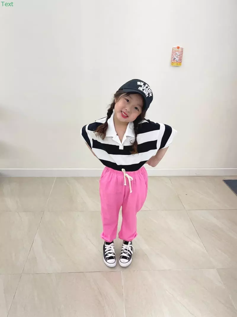 Honeybee - Korean Children Fashion - #designkidswear - Stripes Collar Tee - 5