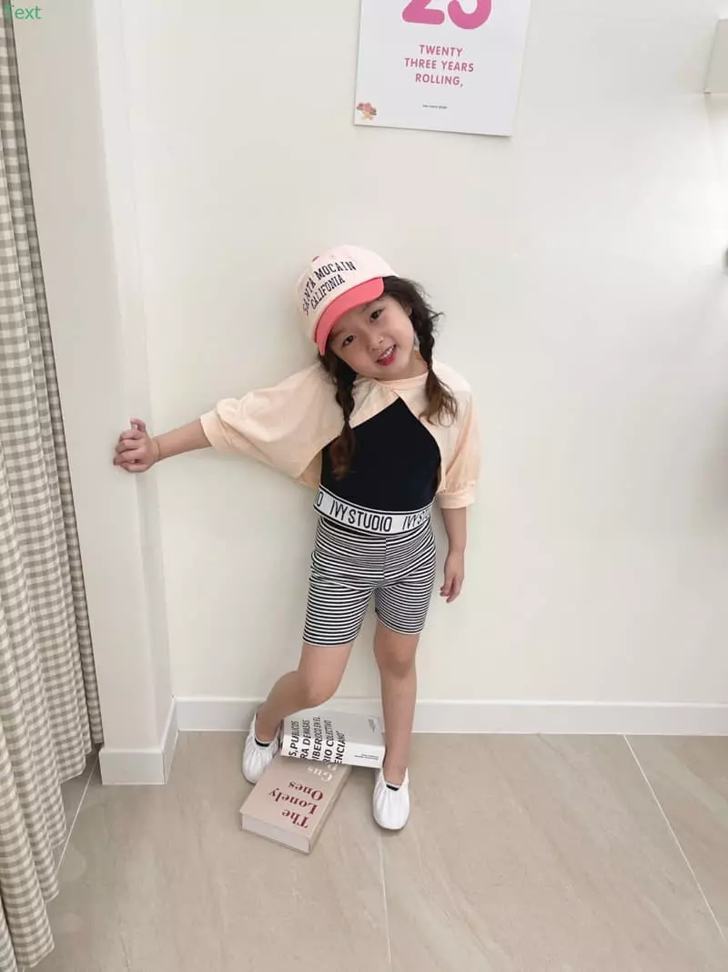 Honeybee - Korean Children Fashion - #discoveringself - Crop Shoulder Tee - 12