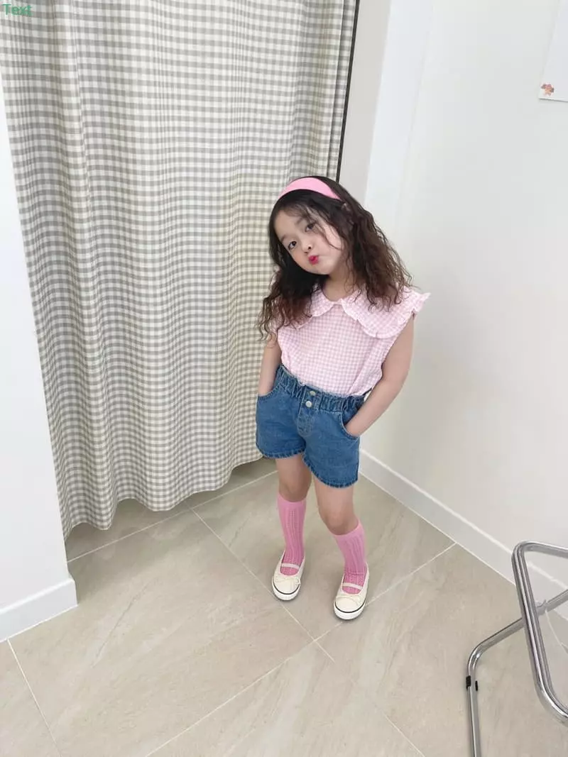 Honeybee - Korean Children Fashion - #fashionkids - Two Button Denim Shorts - 7