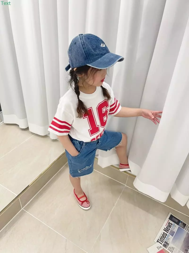 Honeybee - Korean Children Fashion - #fashionkids - Denim Vintage Shorts - 2