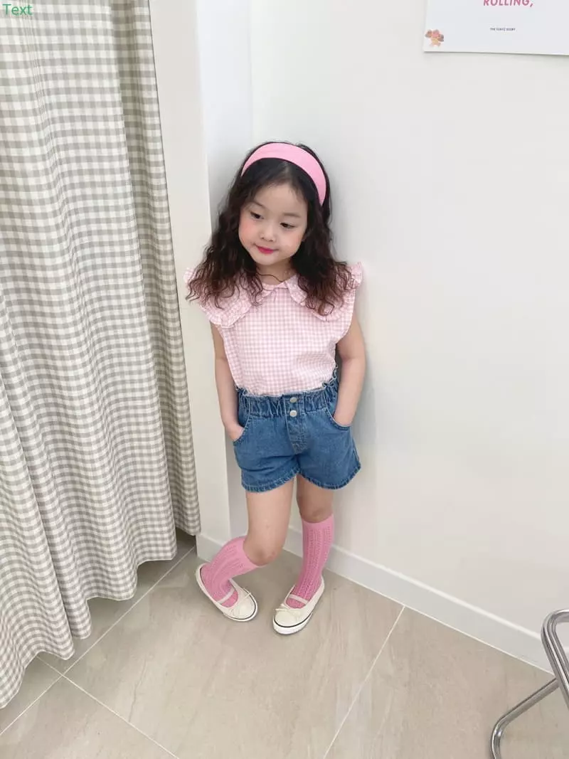 Honeybee - Korean Children Fashion - #kidzfashiontrend - Two Button Denim Shorts - 10
