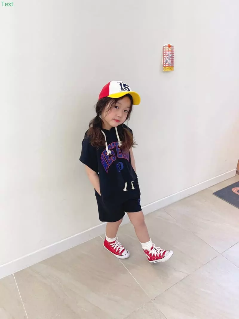 Honeybee - Korean Children Fashion - #kidzfashiontrend - Hoody Cap Top Bottom Set - 3