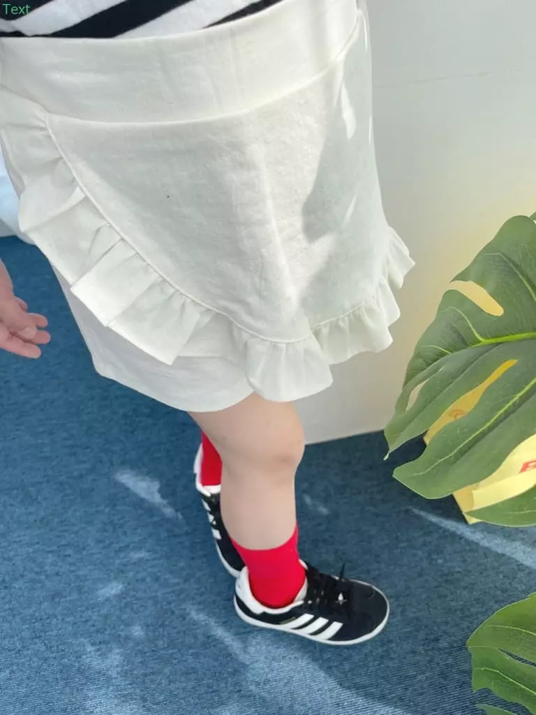 Honeybee - Korean Children Fashion - #minifashionista - Linen Frill Skirt - 8