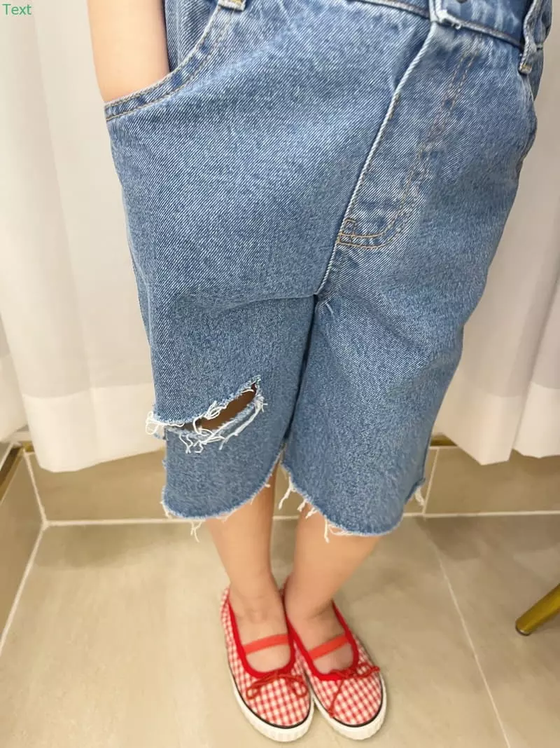 Honeybee - Korean Children Fashion - #prettylittlegirls - Denim Vintage Shorts - 10