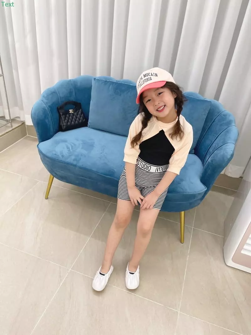 Honeybee - Korean Children Fashion - #prettylittlegirls - Crop Shoulder Tee - 7