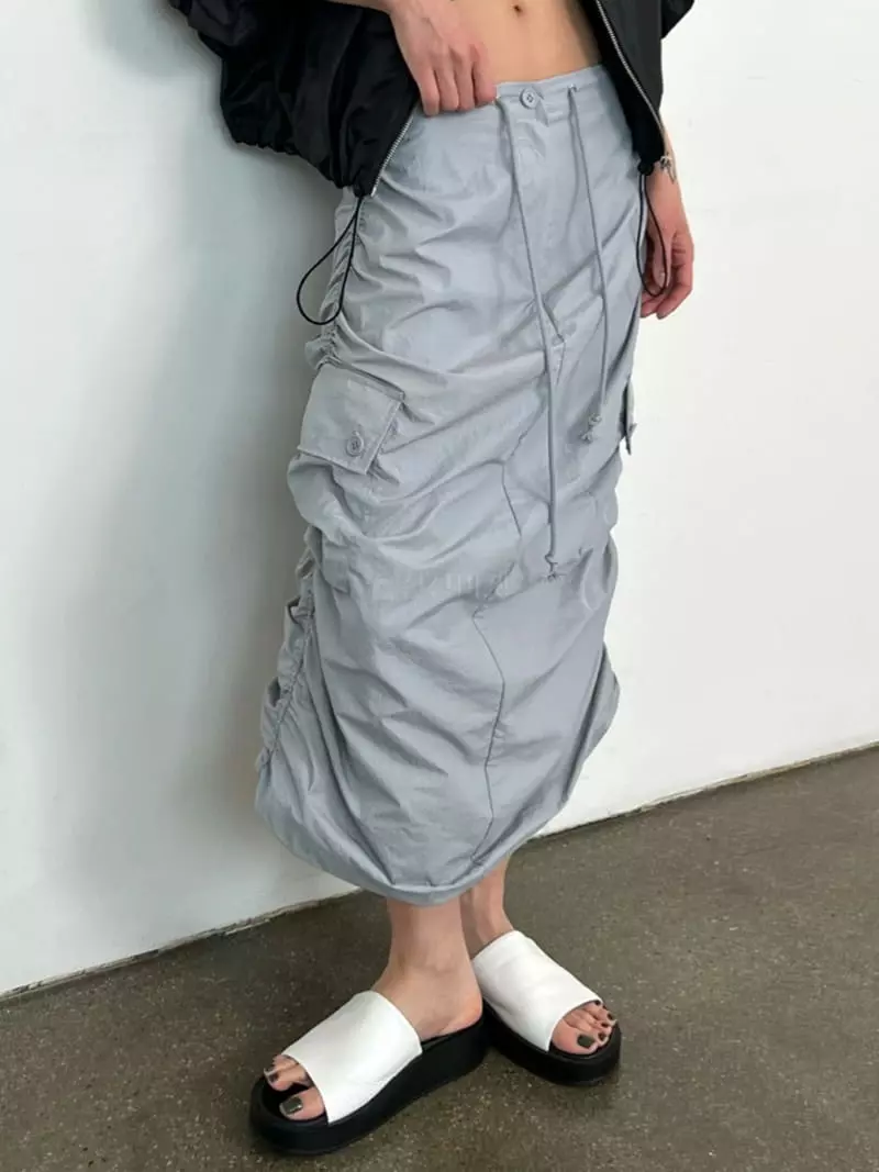 Inni - Korean Women Fashion - #momslook - Metal Skirt - 6