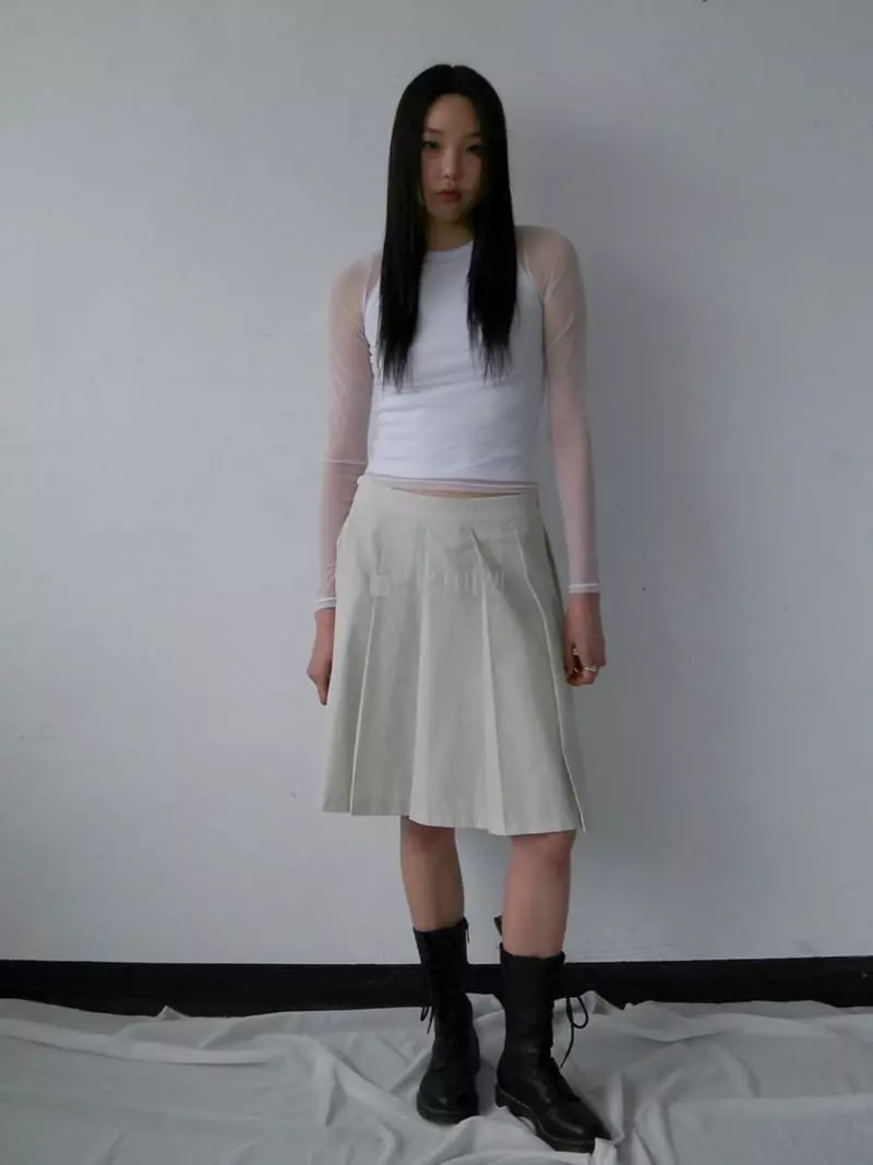 Inni - Korean Women Fashion - #momslook - Roa Midi Skirt - 2