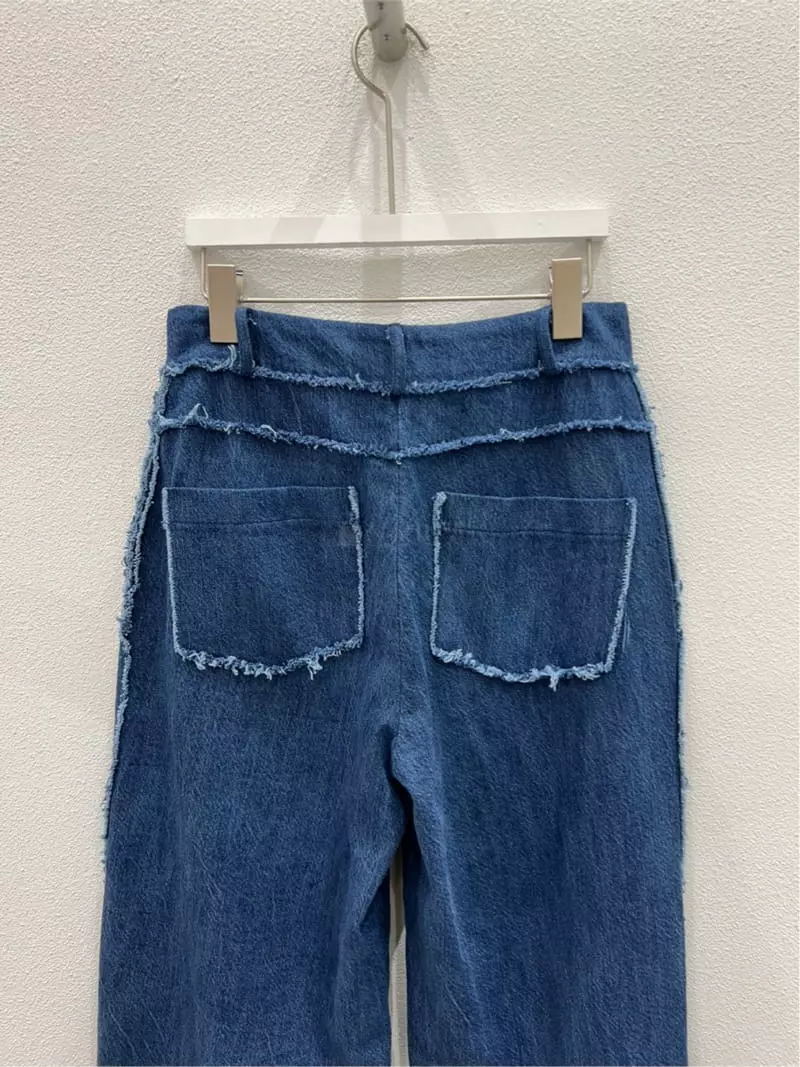 Inni - Korean Women Fashion - #momslook - Rough Jeans - 2