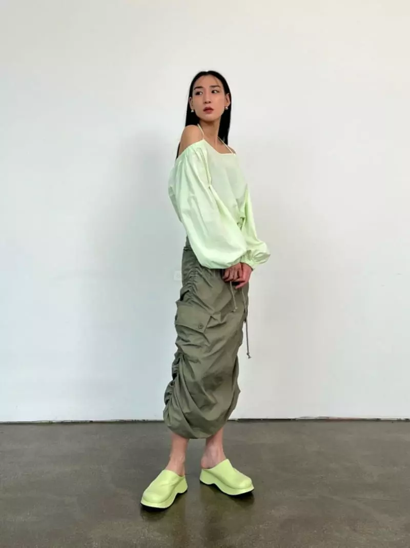 Inni - Korean Women Fashion - #restrostyle - Metal Skirt - 11