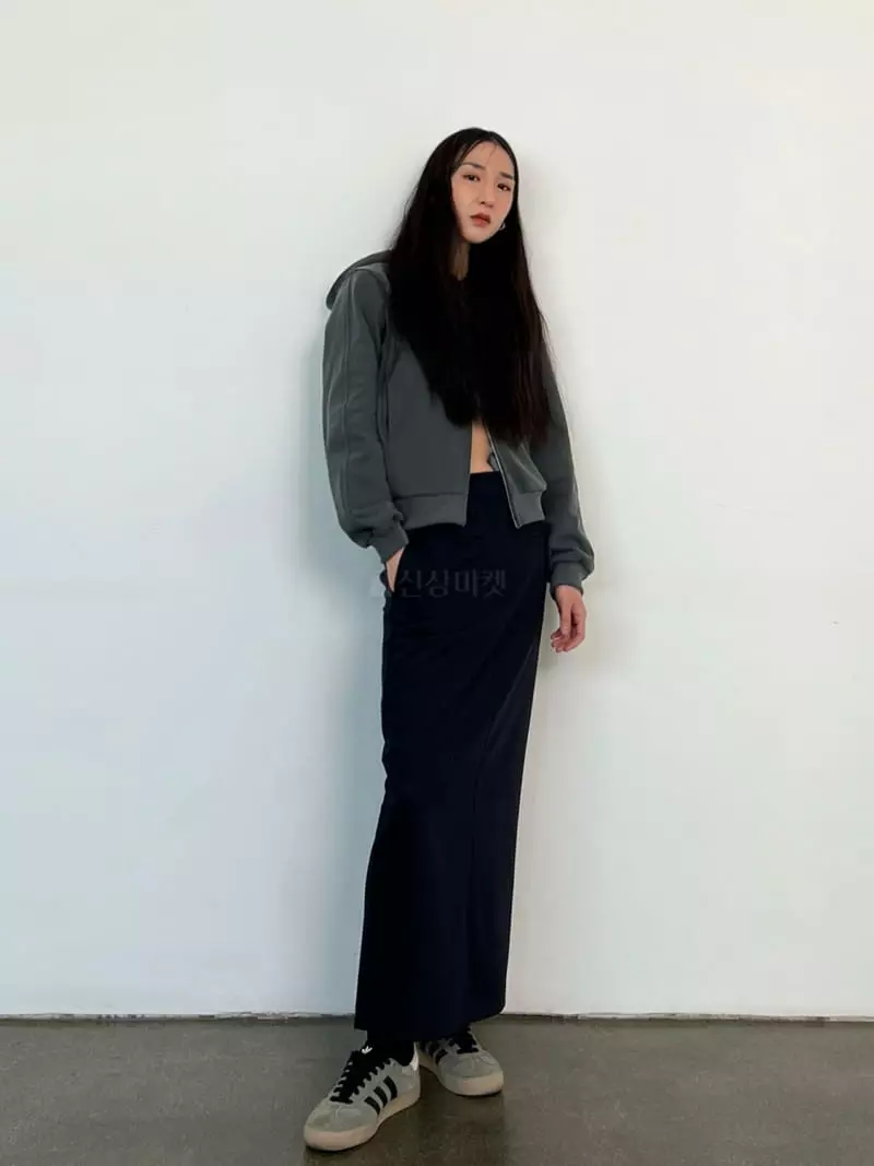 Inni - Korean Women Fashion - #vintageinspired - Pigmnet Hoody Jacket - 2