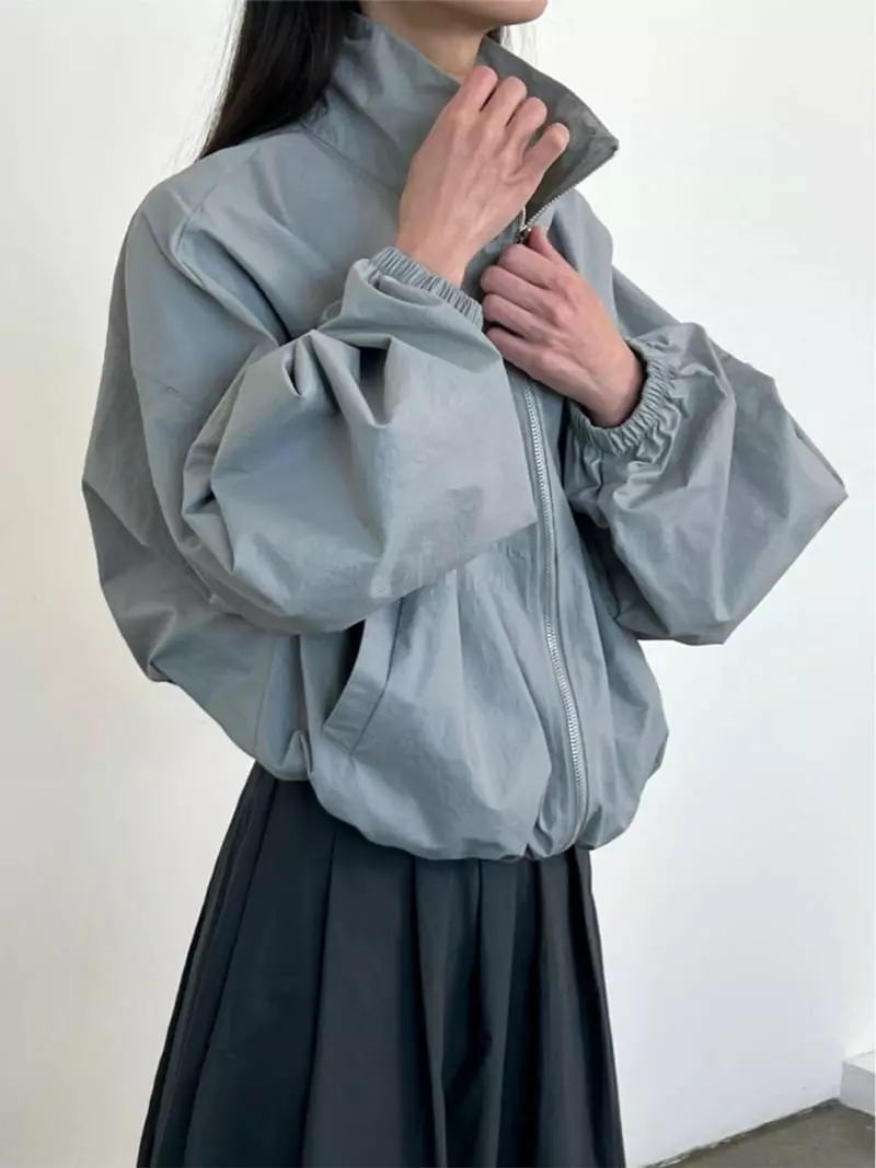 Inni - Korean Women Fashion - #womensfashion - Caramel Anorak Jumper - 6