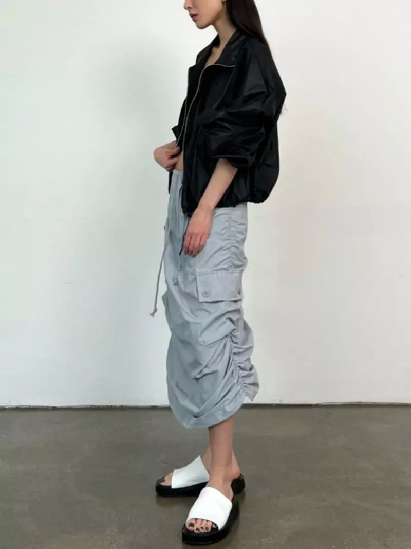 Inni - Korean Women Fashion - #womensfashion - Metal Skirt - 7