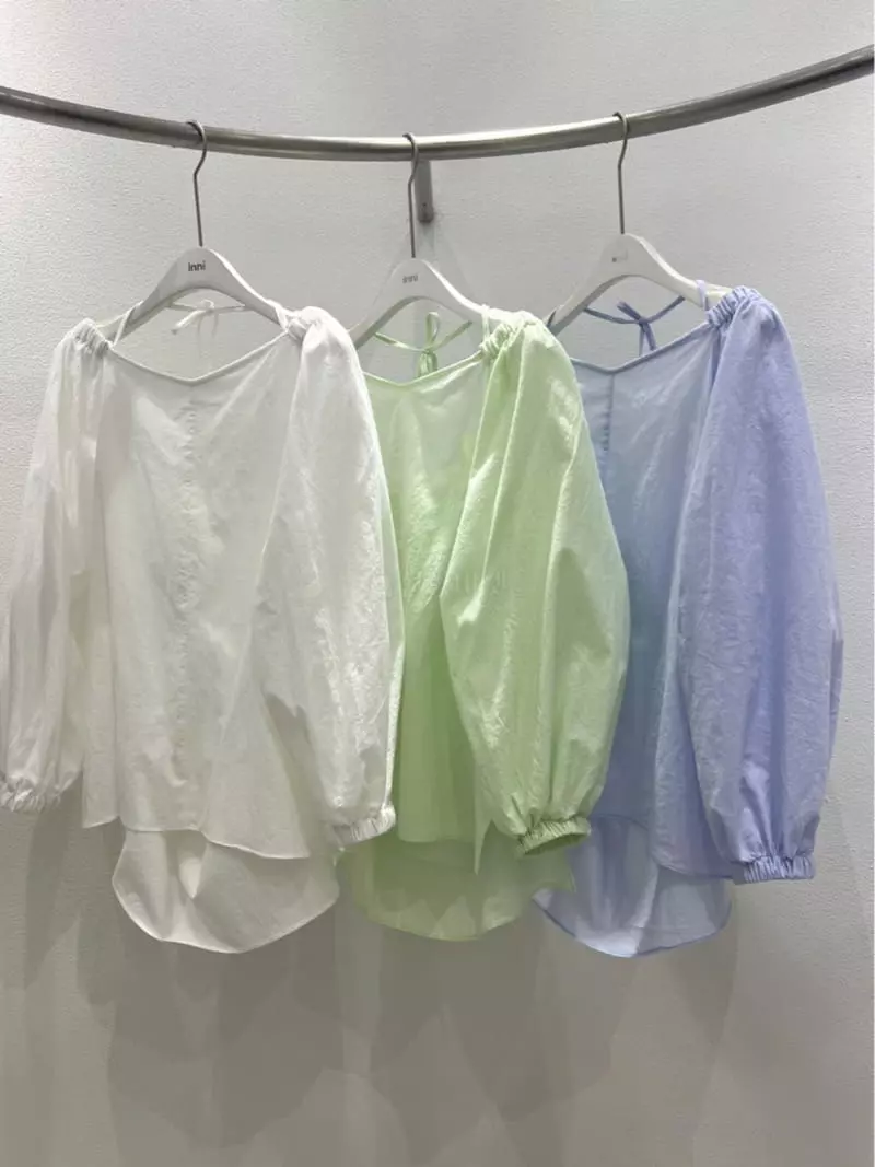 Inni - Korean Women Fashion - #womensfashion - Nanba Balloon Blouse - 12