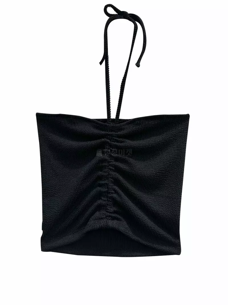 Inssense - Korean Women Fashion - #momslook - Shirring Tube Top - 6