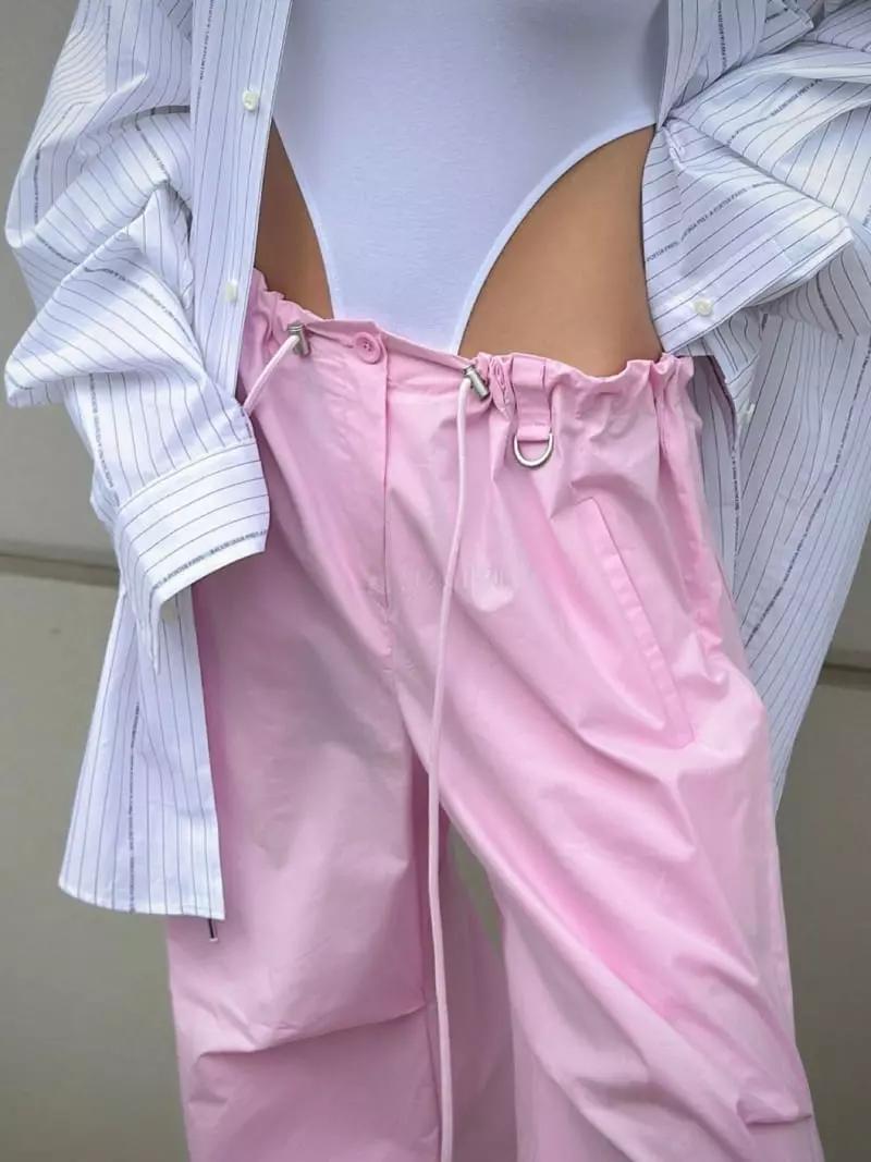Inssense - Korean Women Fashion - #momslook - Para Suit Pants - 2