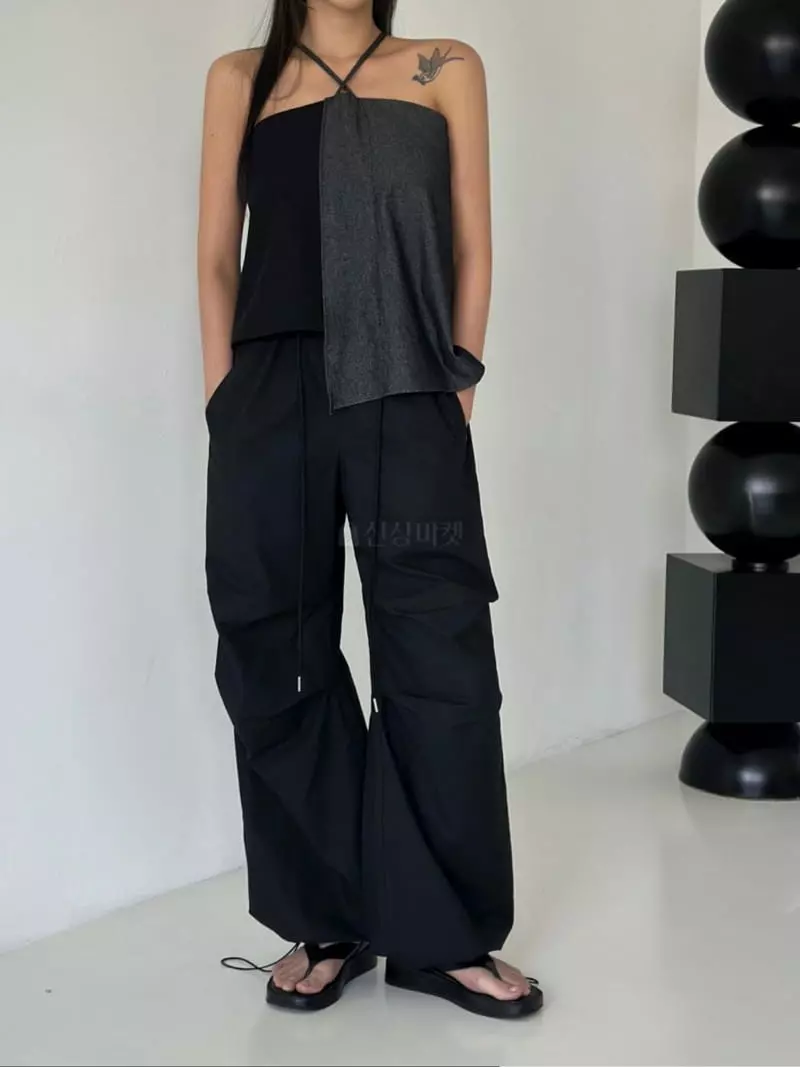 Inssense - Korean Women Fashion - #momslook - Strap Top  - 10
