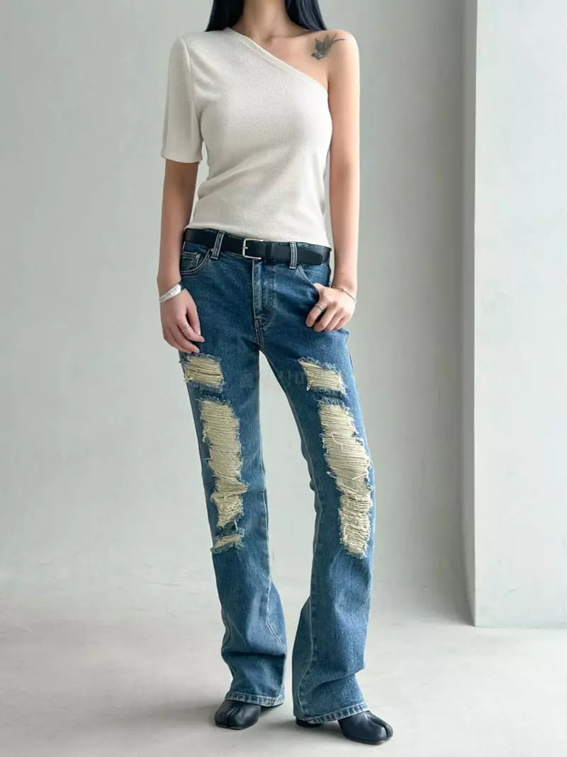 Inssense - Korean Women Fashion - #romanticstyle - Linen Knit Top - 11