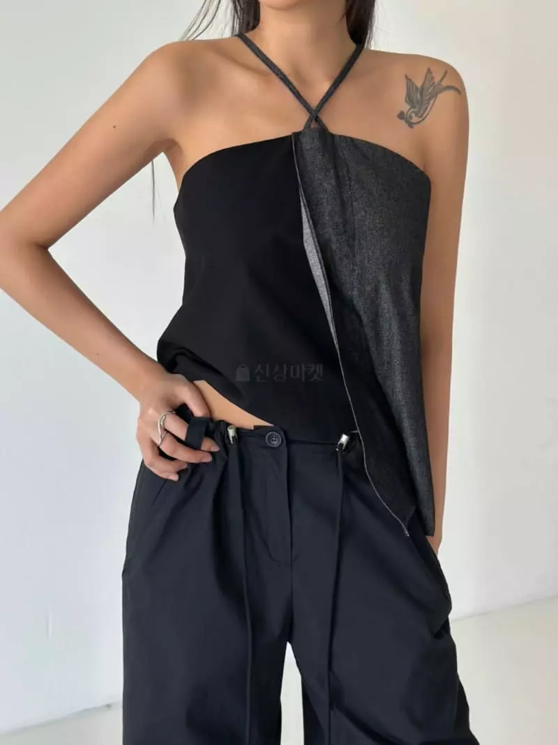 Inssense - Korean Women Fashion - #romanticstyle - Strap Top  - 6