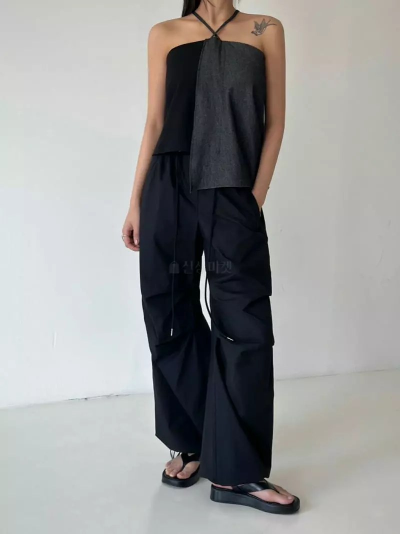 Inssense - Korean Women Fashion - #shopsmall - Strap Top  - 7