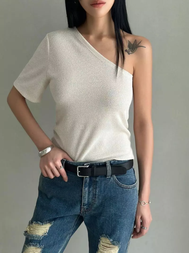 Inssense - Korean Women Fashion - #vintagekidsstyle - Linen Knit Top - 8