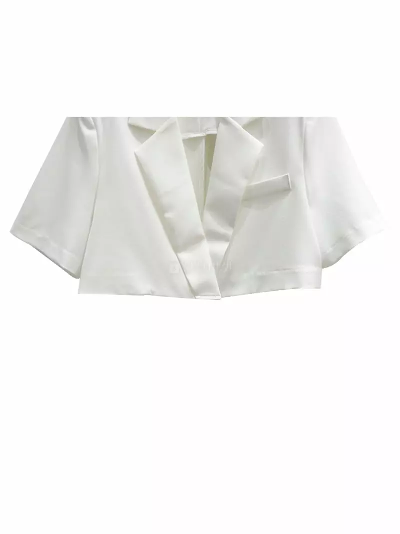 Inssense - Korean Women Fashion - #womensfashion - Summer Crop Jacket - 12