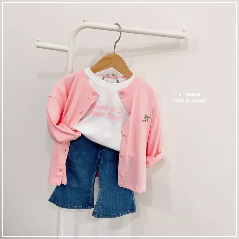 J-Room - Korean Children Fashion - #kidsshorts - Span Denim Cropped Jeans - 6