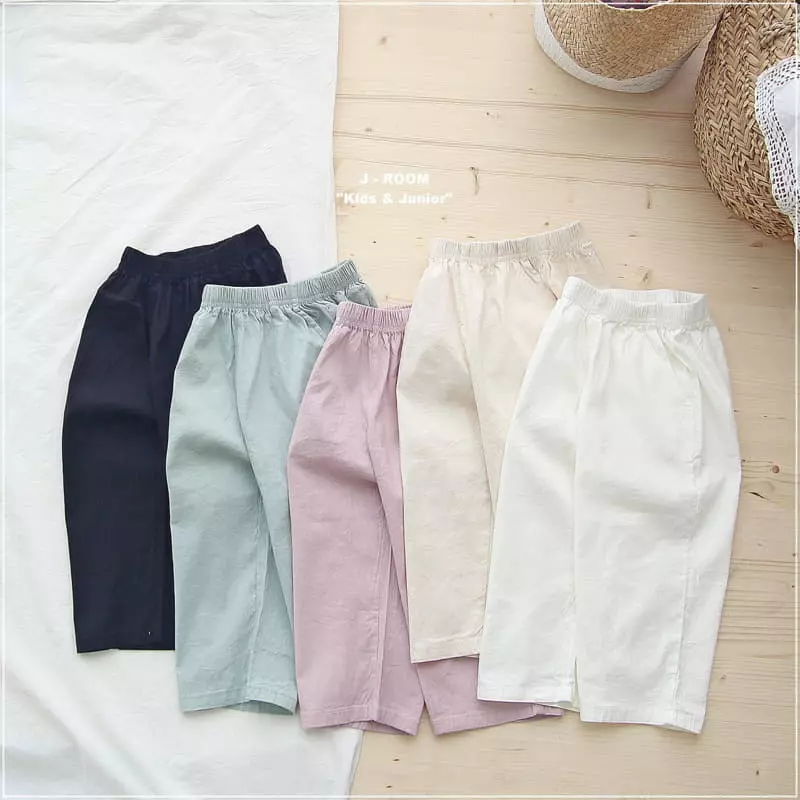 J-Room - Korean Children Fashion - #stylishchildhood - Linen Pants - 2