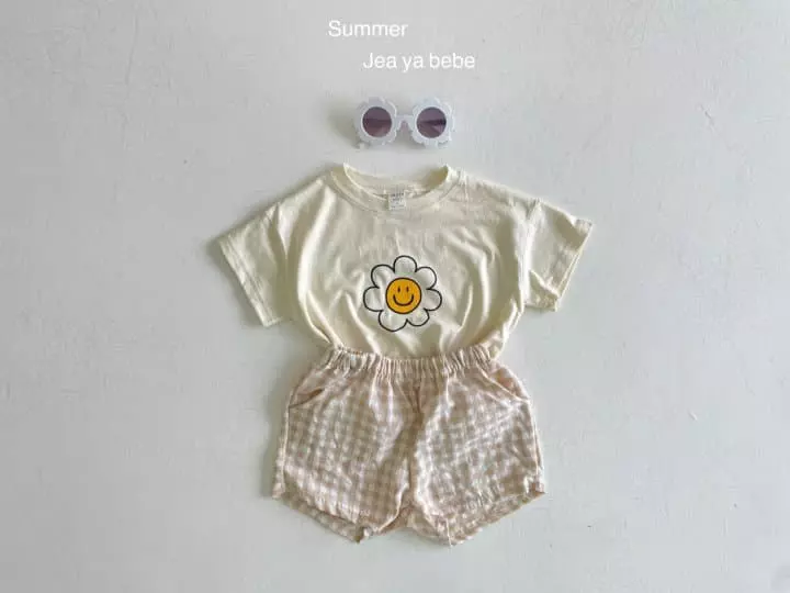 Jeaya & Mymi - Korean Children Fashion - #prettylittlegirls - Daisy Top Bottom Set Kid - 4