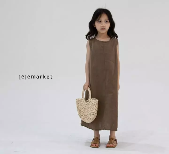 Jeje Market - Korean Children Fashion - #prettylittlegirls - Ber Linen One-piece - 3