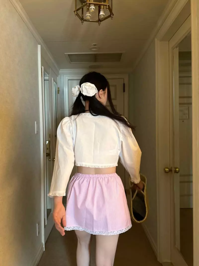 Jejeunosity - Korean Women Fashion - #momslook - Mom V Lay Blouse - 4