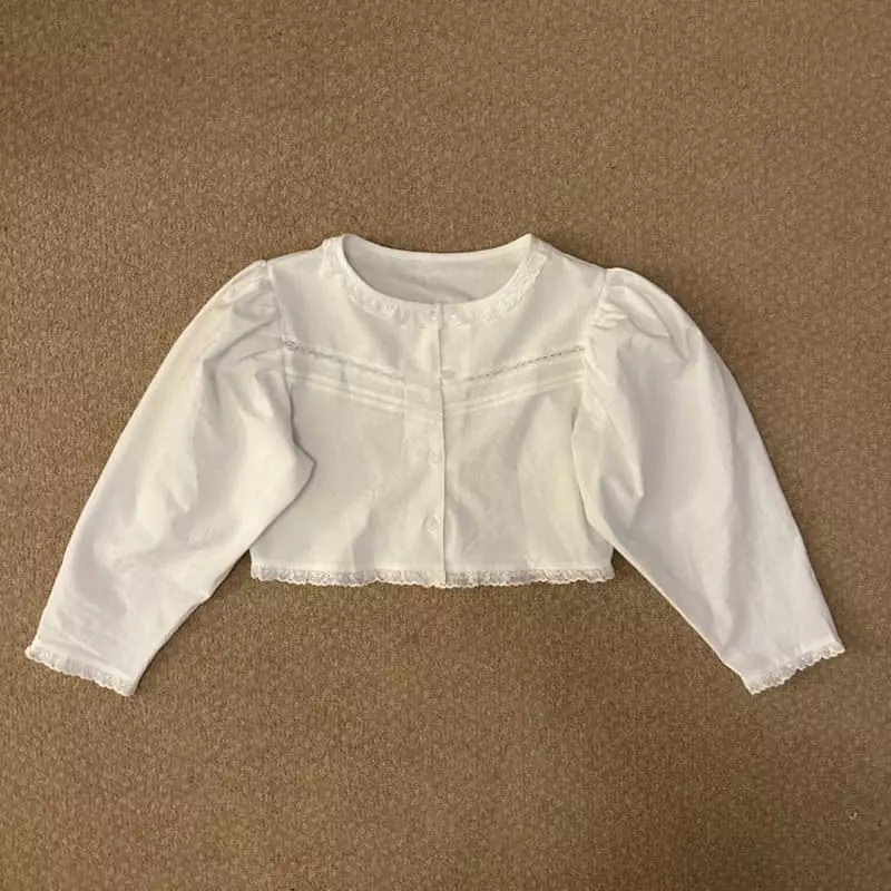 Jejeunosity - Korean Women Fashion - #romanticstyle - Mom V Lay Blouse - 10