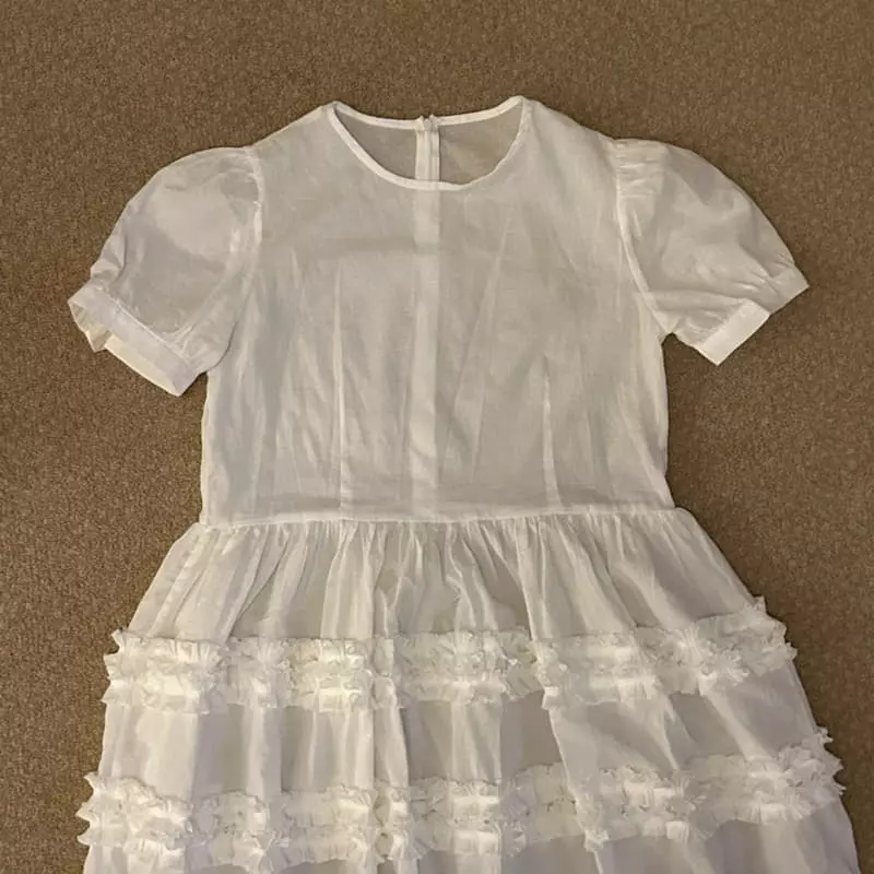 Jejeunosity - Korean Women Fashion - #womensfashion - Mom Frill Ses One-piece