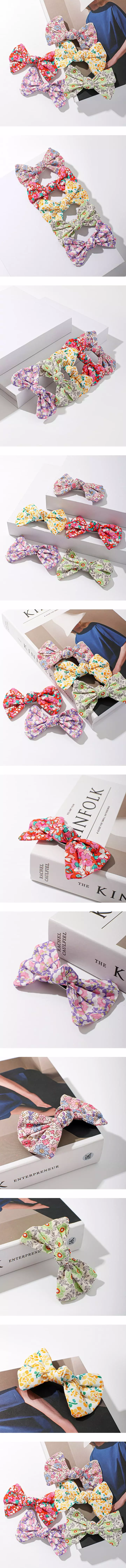 Jireh Bow - Korean Baby Fashion - #babyclothing - Belle Flower Hairpin