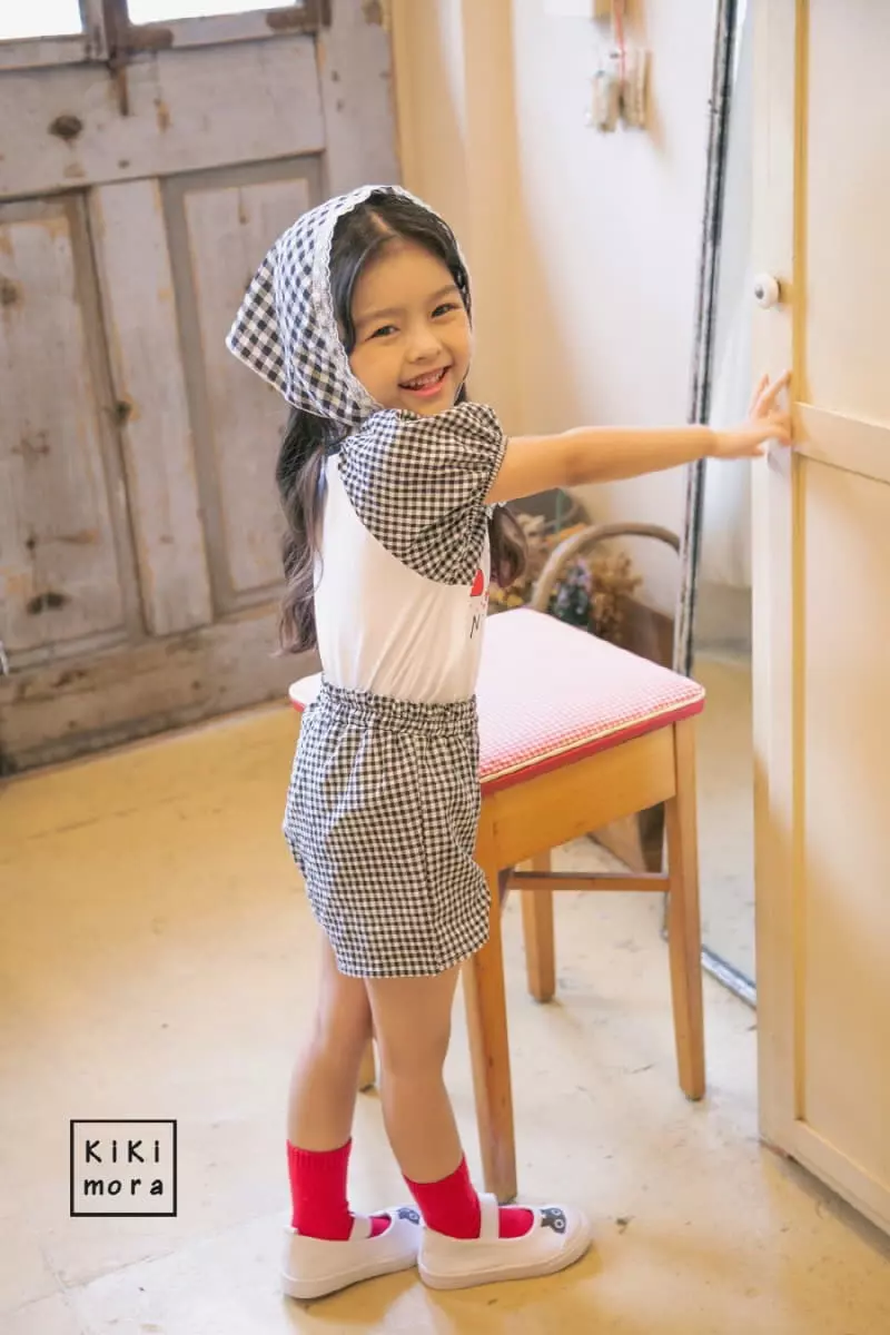 Kikimora - Korean Children Fashion - #prettylittlegirls - Check Ribbon Shorts - 11