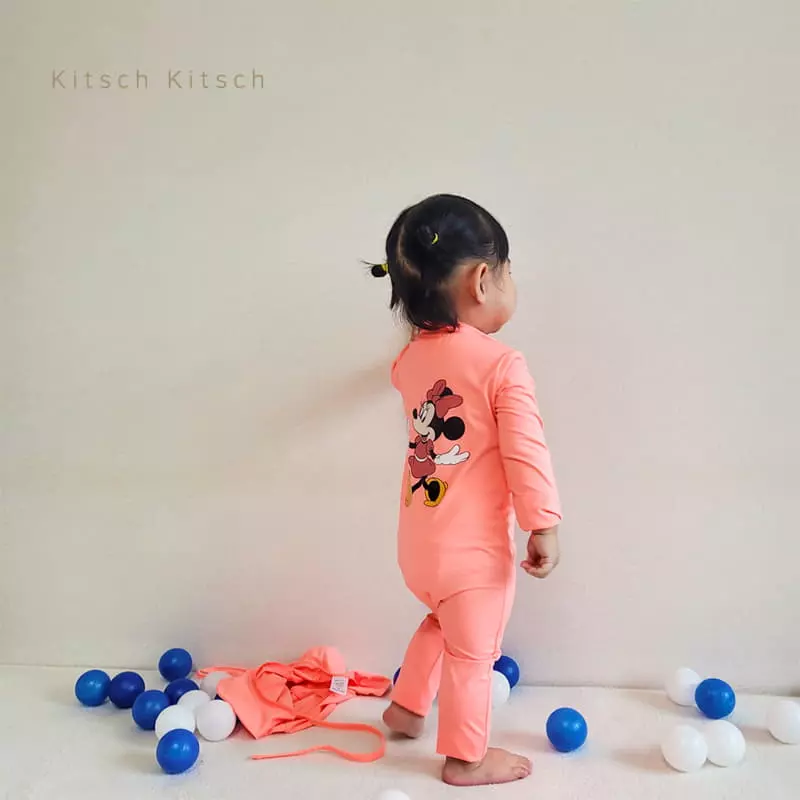 Kitsch Kitsch - Korean Baby Fashion - #babylifestyle - U and Me Swim MM All In One with Hat - 4