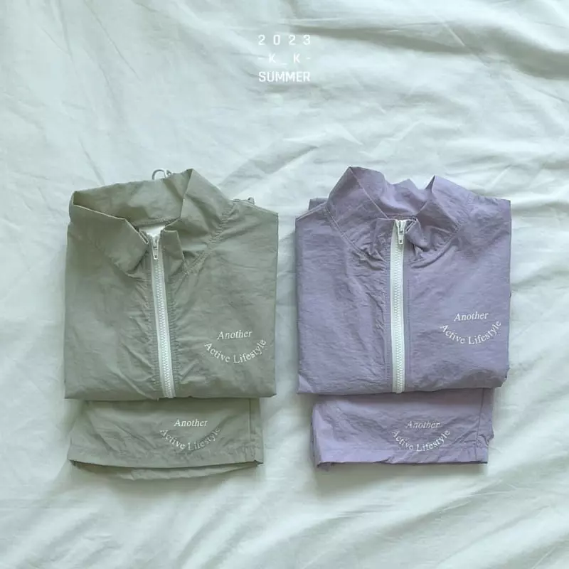 Kk - Korean Children Fashion - #Kfashion4kids - Another Top Bottom Set - 2