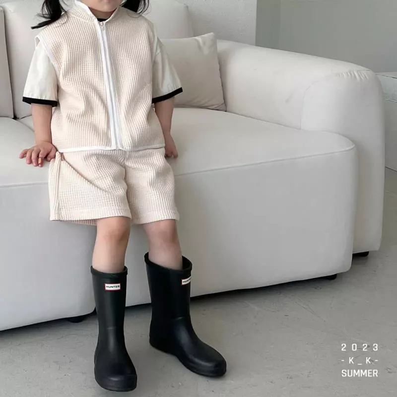 Kk - Korean Children Fashion - #childofig - Joy Top Bottom Set - 5