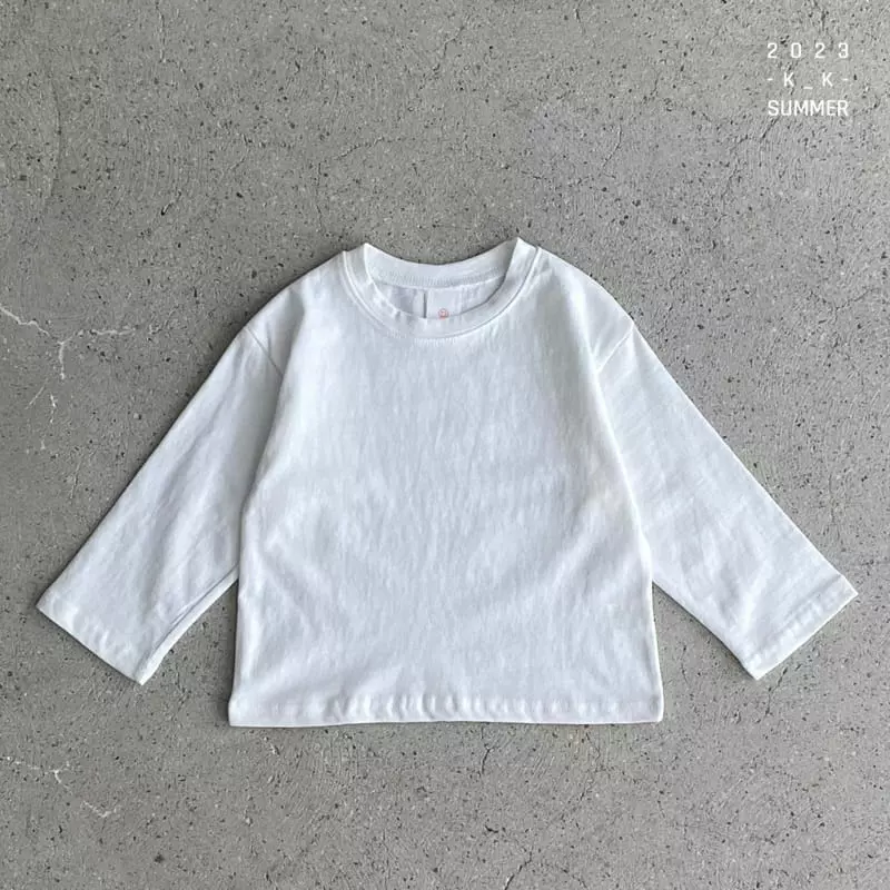 Kk - Korean Children Fashion - #childrensboutique - KK One Plus Tee - 12
