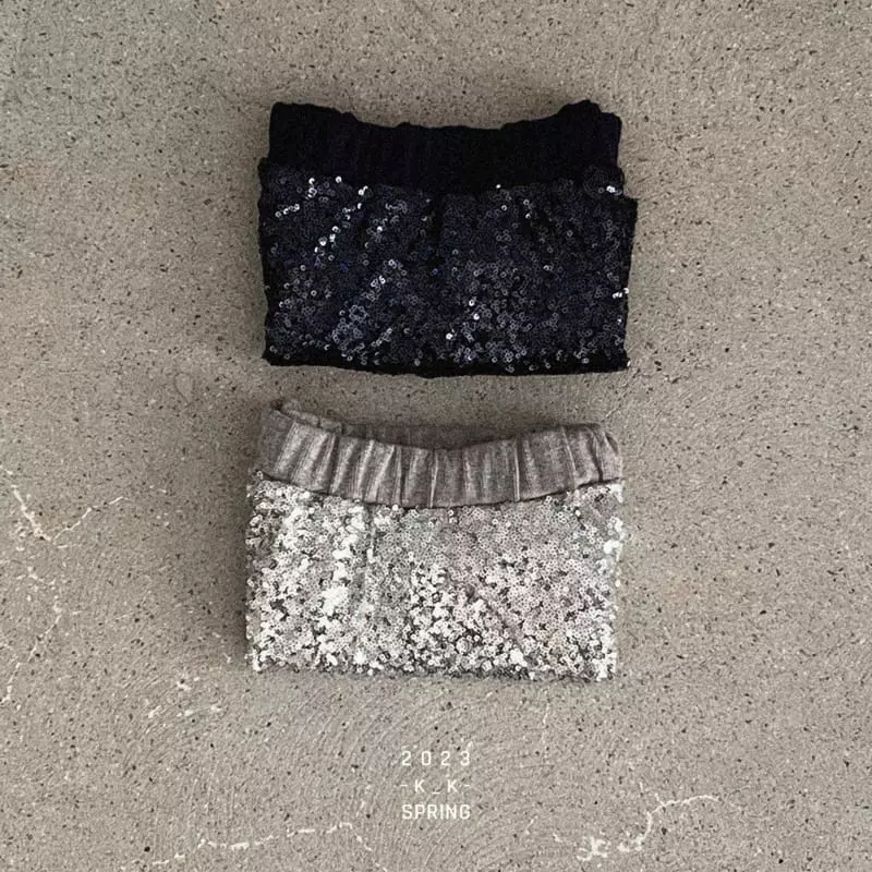 Kk - Korean Children Fashion - #childrensboutique - bling Skirt Pants