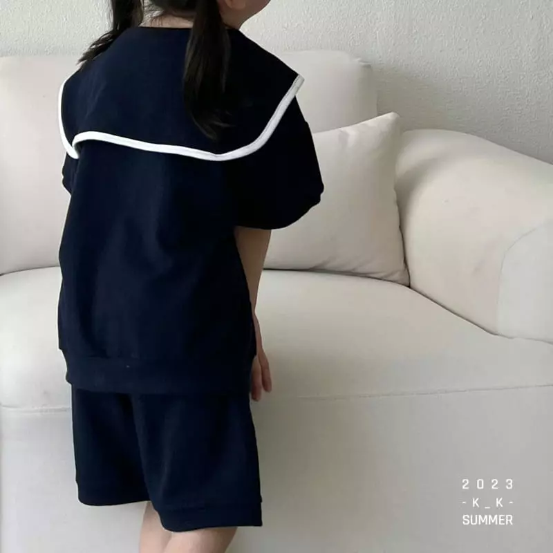 Kk - Korean Children Fashion - #fashionkids - Eddie Top Bottom Set - 11