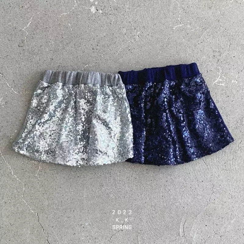 Kk - Korean Children Fashion - #discoveringself - bling Skirt Pants - 4