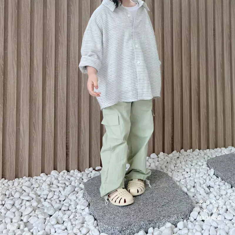Kk - Korean Children Fashion - #kidsshorts - Rinkle Shirt - 8