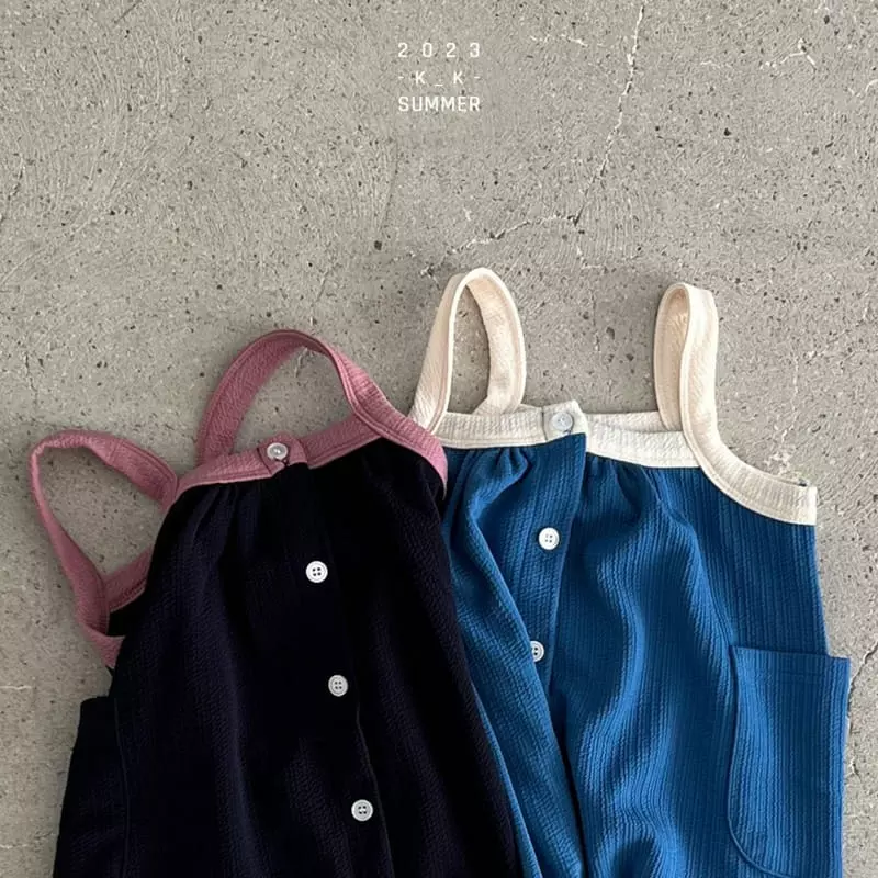 Kk - Korean Children Fashion - #kidsshorts - Wens Color One-piece